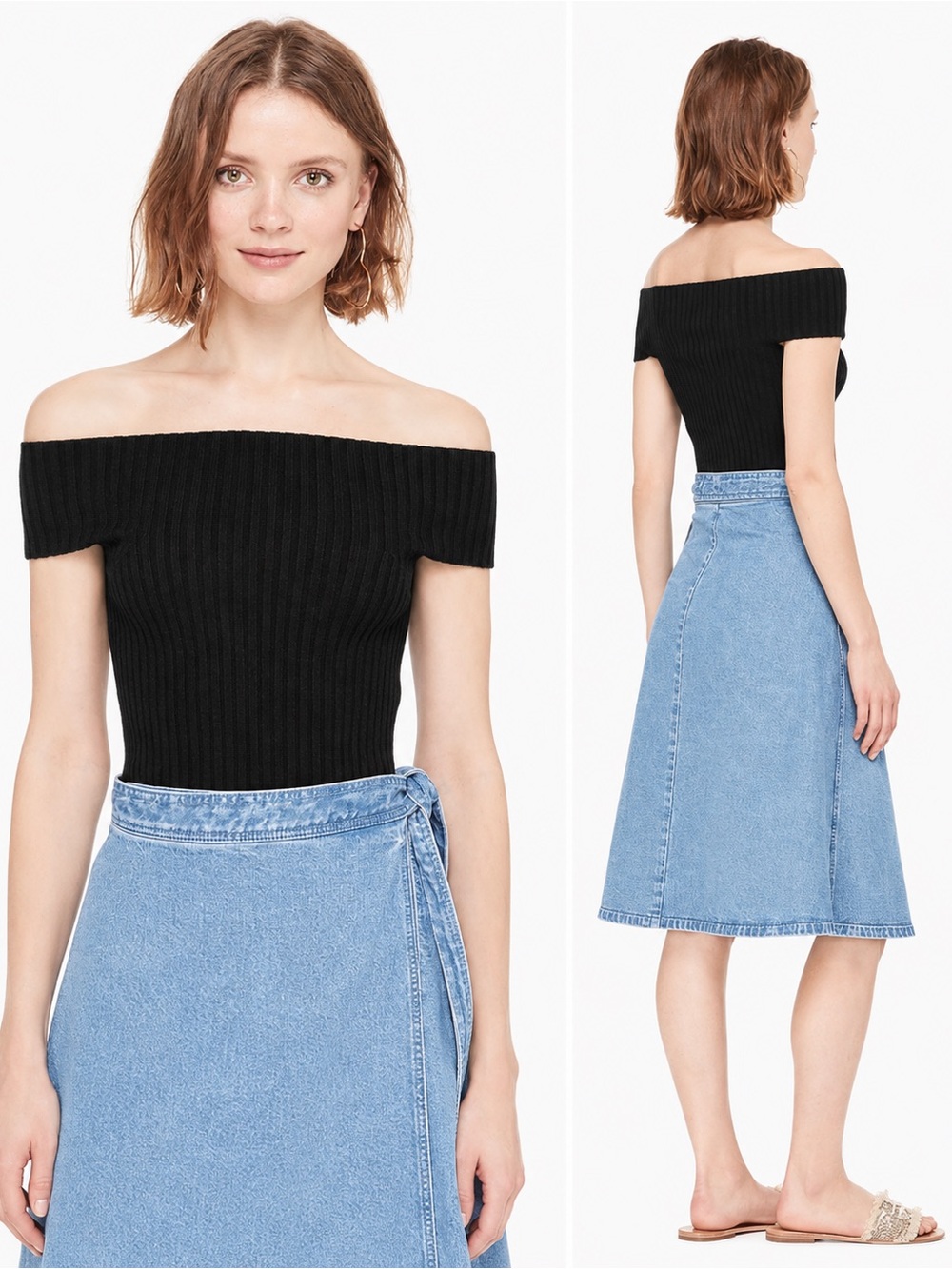 Kate Spade Off The Shoulder Sweater Top